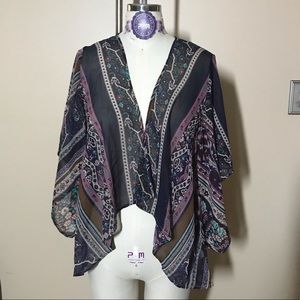 Sheer cardigan/blouse